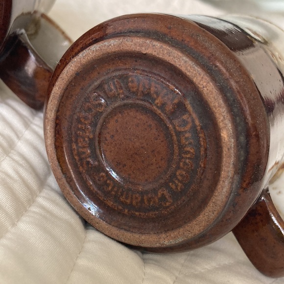 2 Dunoon Scotland Vintage Ceramic Stoneware Pottery Mugs Cups New Condition - Picture 11 of 12